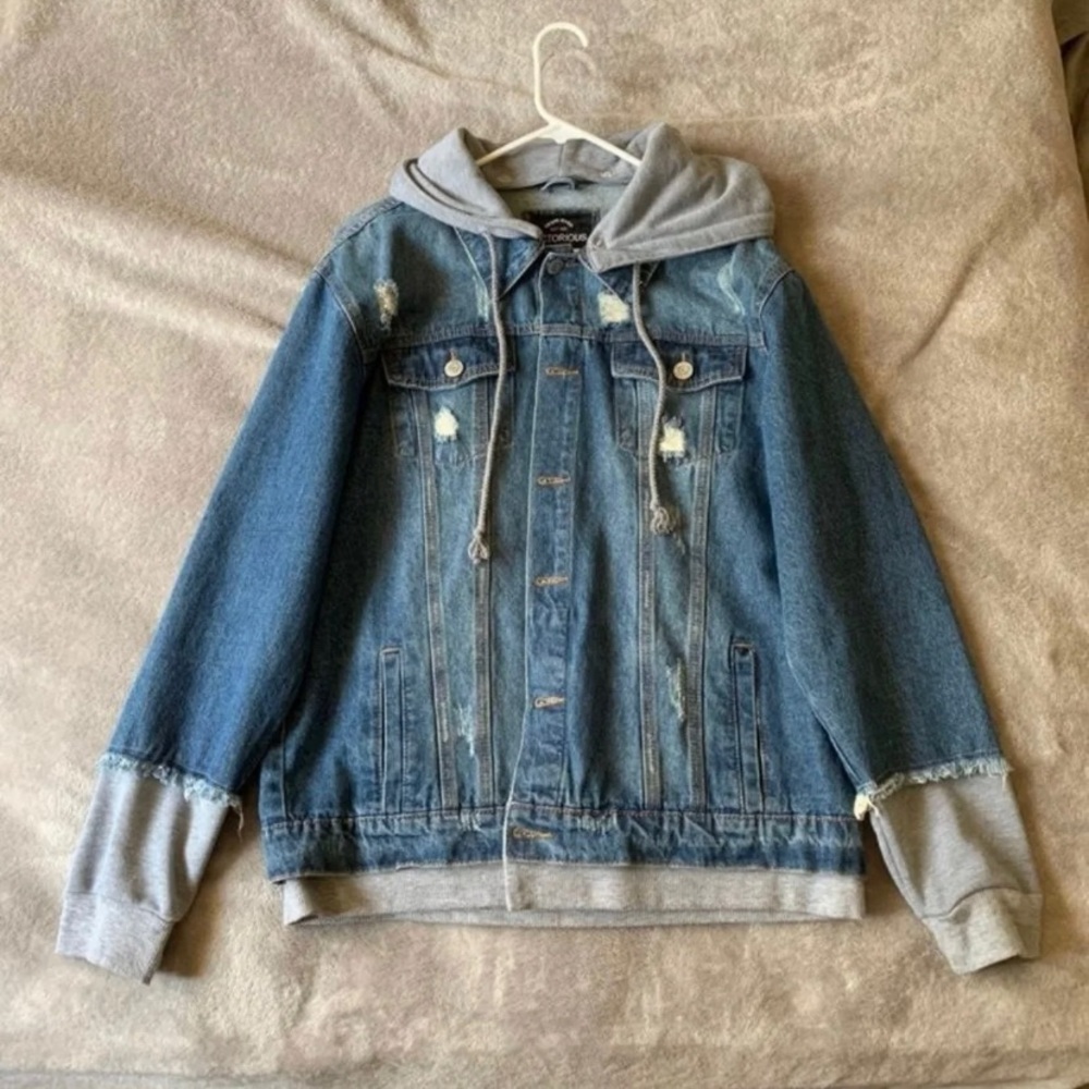 Distressed Jean Jacket (New)